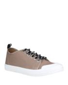 Canvas Lace-up Platform Sneakers,