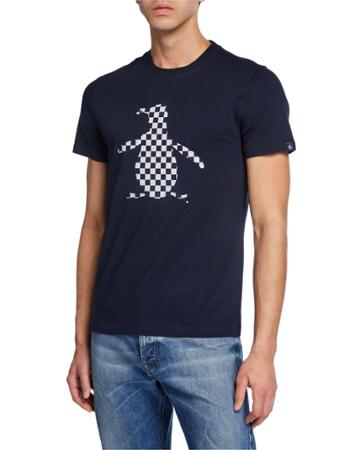 Men's Sonic Weld Checkered Logo Graphic Tee