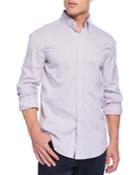 Men's Basic-fit Check Long-sleeve