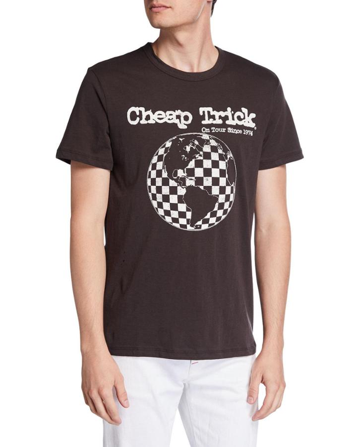 Men's Cheap Trick Cotton Crewneck T-shirt