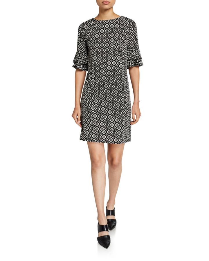 Circle Flounce-sleeve