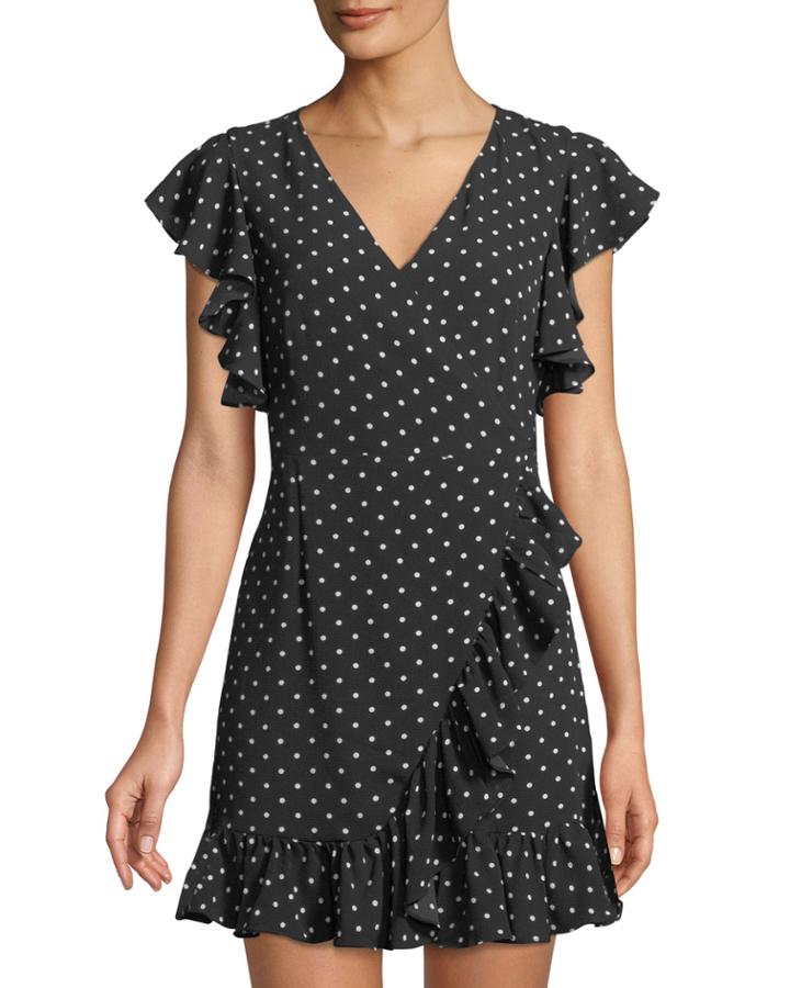 Polka-dot Plunge Wrap