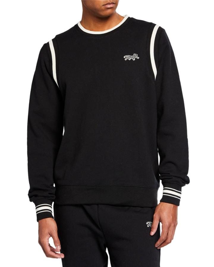 Men's Contrast-trim Varsity