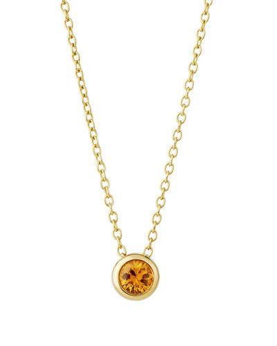 Lollipop&reg; 18k Yellow Sapphire Pendant Necklace