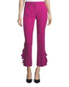 Straight-leg Ankle Pants With