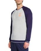 Color Pop Long-sleeve Crewneck