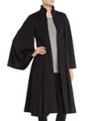 Tailored Doeskin Wool Cape
