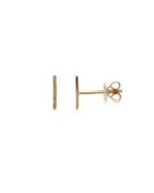 14k Gold Pave Diamond Line