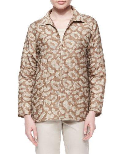 Zineb Animal-print Topper Jacket