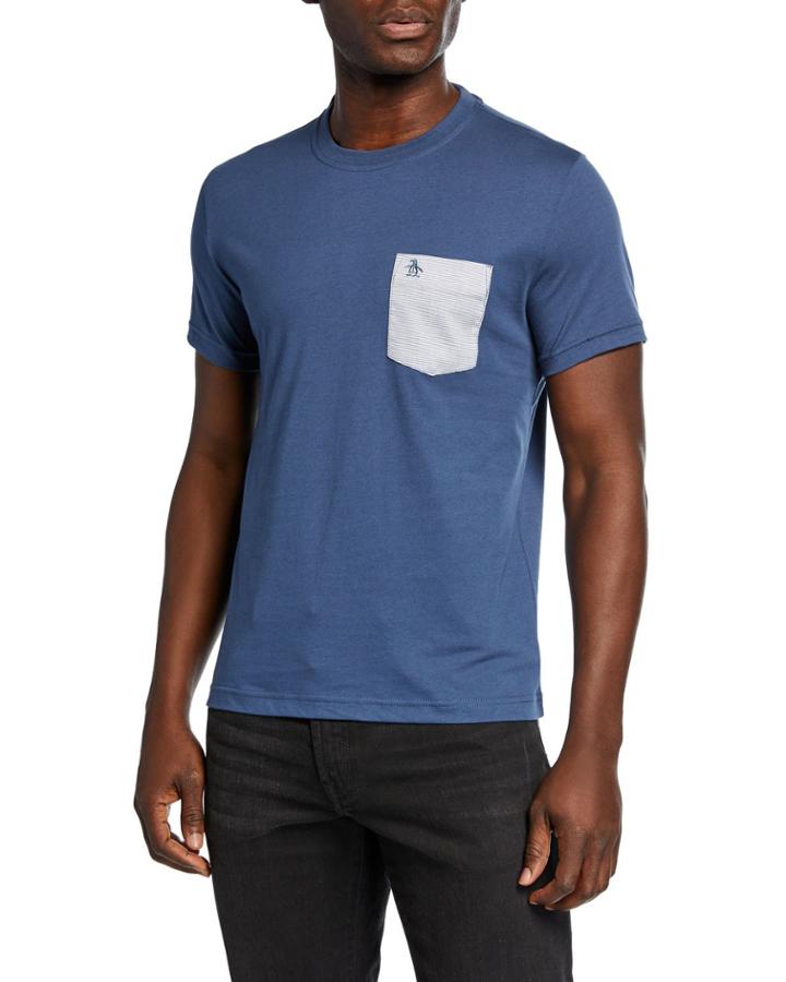 Men's Feeder Stripe Pocket T-shirt