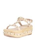 Beraffia Pearly Vachetta Platform