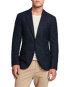 Men's Prince Of Wales Traditional Deconstructed Blazer