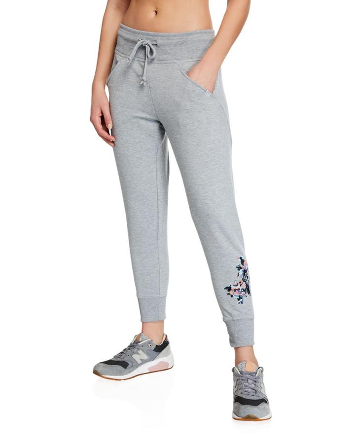 Meadow Embroidered Joggers