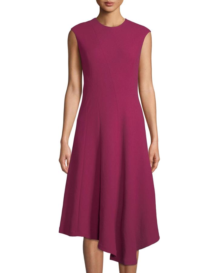 Aveena Wool A-line Dress