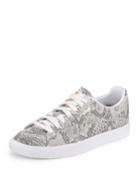 Clyde Snake-print Leather Basket