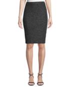 Metallic Knit Pull-on Pencil