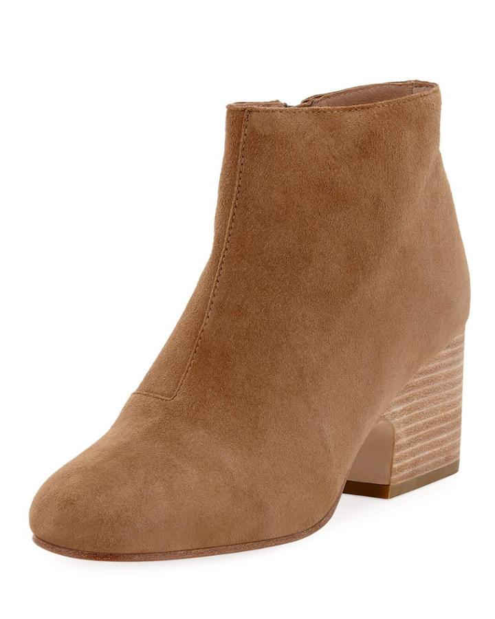 Miller Suede Zip Dress Booties