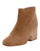 Miller Suede Zip Dress Booties