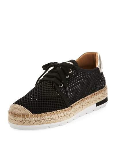 Newport Sneaker-style Espadrille, Black