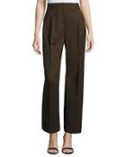 Harrison High-rise Pleated Pants