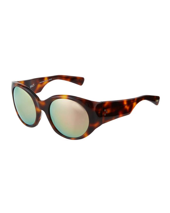 Fleckman Round Acetate Tortoiseshell
