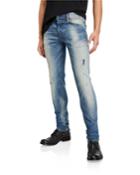 Men's Sleenker Dk Skinny Distressed Jeans