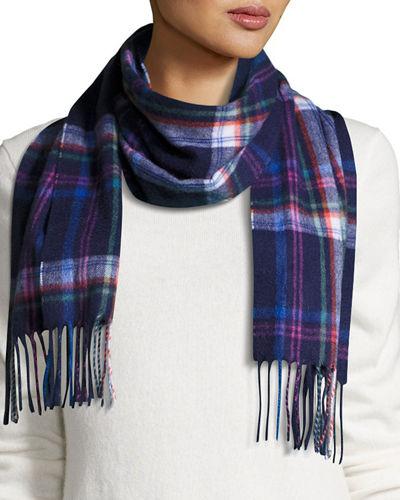 Cashmere Retro-plaid Print