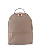 Faux-saffiano Medium Backpack