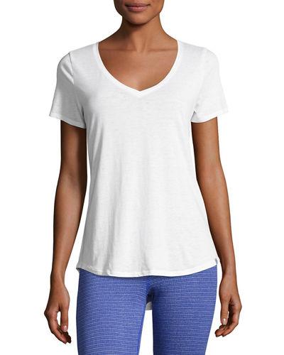 Short-sleeve V-neck Tee