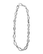 Lagos Caviar Open-link Sterling Silver Necklace,
