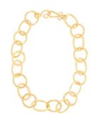 Legend 24k Gold-plated Short Circle-link Necklace