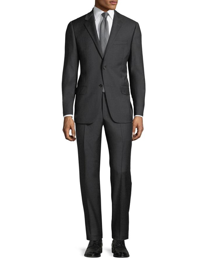 Men's Heathered Two-piece Wool