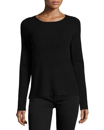Long-sleeve Sheer-back