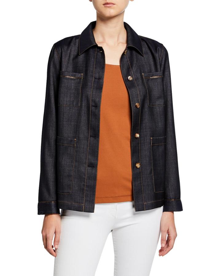 Esmeralda Mercantile Cloth Button-front Jacket