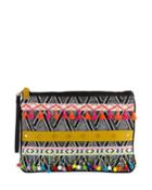Morocco Embellished Zip Clutch Bag