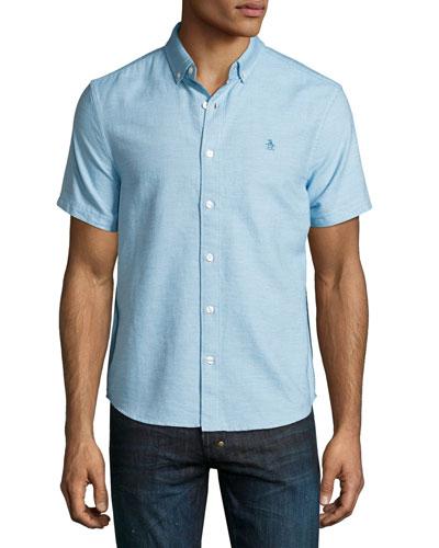 Jaspe Short-sleeve Oxford