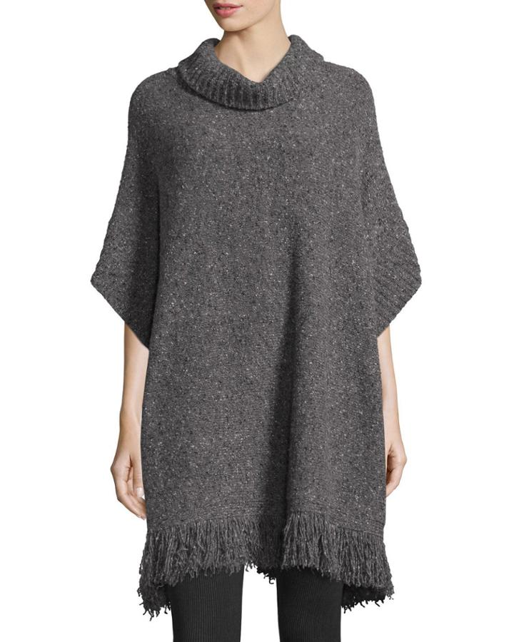 Hatice Tweed Cowl-neck Tunic