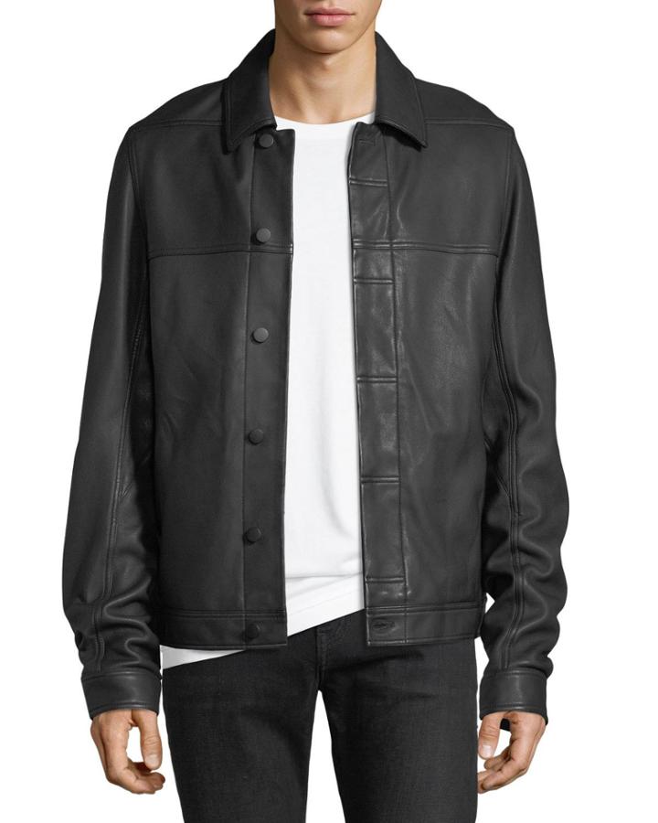 Leather Trucker Jacket