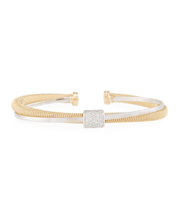 14k Two-tone Diamond