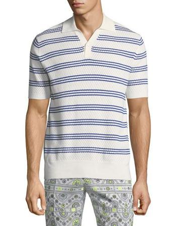 Karl Striped Spread-collar