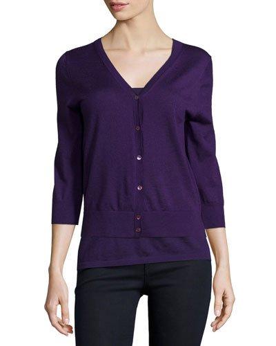 Modern Cashmere Superfine V-neck Cardigan