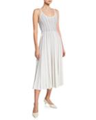 Zeleia Sleeveless Bicolor Pleated