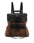 Phoenix Canvas And Leather Backpack, Green