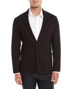 Men's Soft 3d Jersey Two-button Blazer Jacket