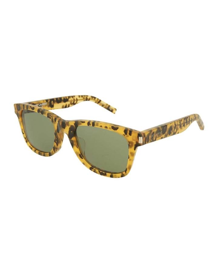 Square Animal-print Acetate