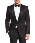 O'connor Shawl Collar Dinner Jacket, Brown/black