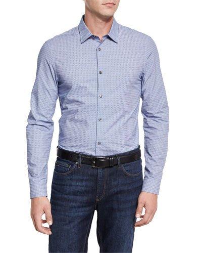 Reagan Slim-fit Dobby-print Sport