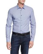 Reagan Slim-fit Dobby-print Sport