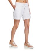 Cuffed Shorts With Baby Boucle
