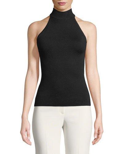 Cashmere Halter-neck Sleeveless